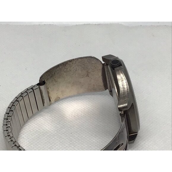 Timex Expedition WR 50M Watch - Gray Dial - Rare Sterling Silver Band - INDIGLO - Picture 8 of 11